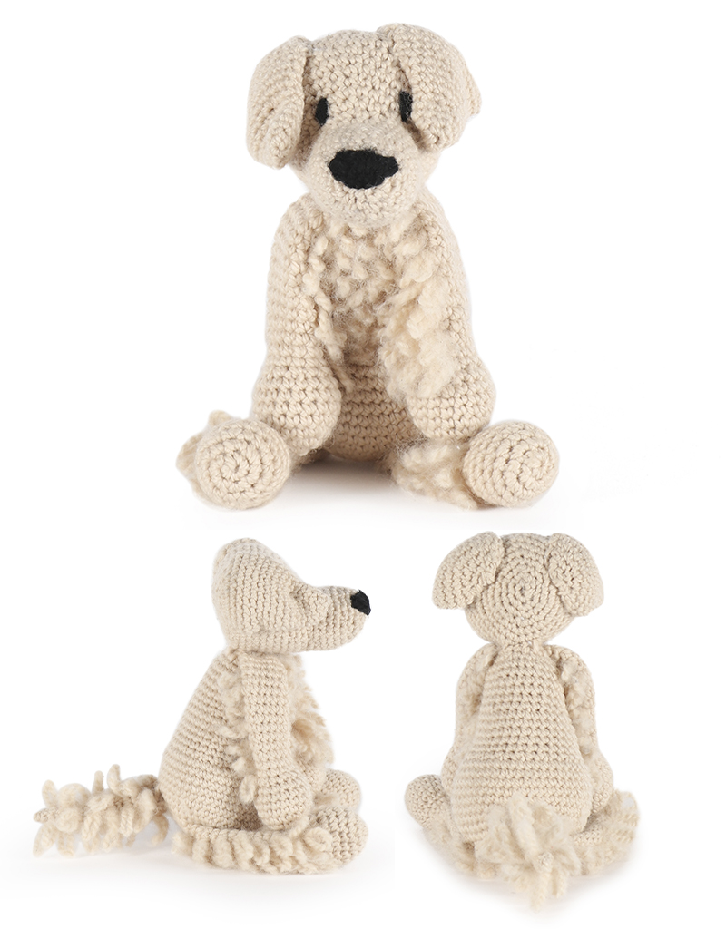 toft don the golden retriever amigurumi crochet animal